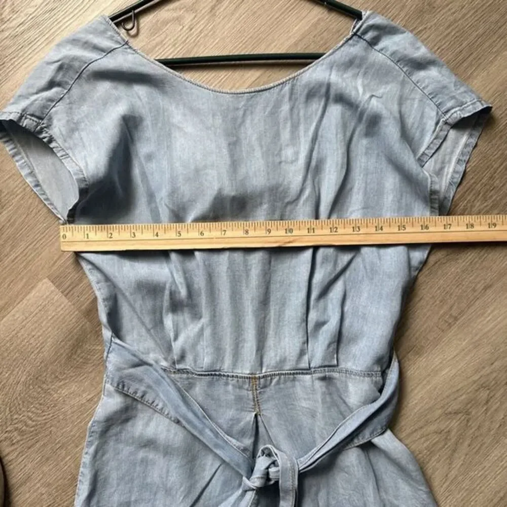 Zara Dress Size Small Poplin jean style‎ lightweight dress summer dress